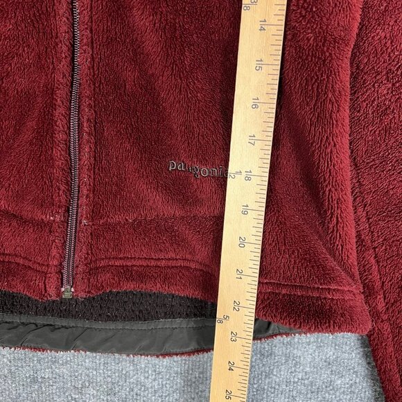 Vintage Patagonia Women's R2 Regulator Polartec Maroon Jacket Medium Fleece - Picture 7 of 11